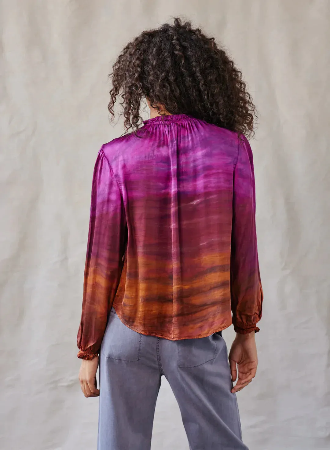 Bella Ruffle Neck Top