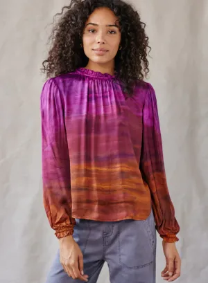 Bella Ruffle Neck Top