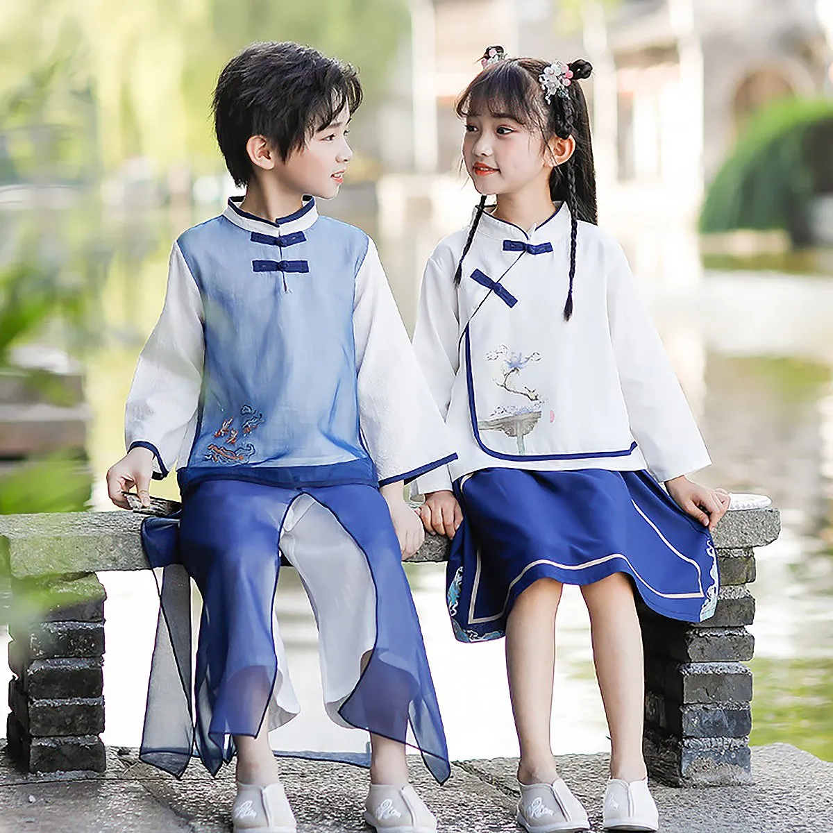 Boys Chinese Outfit Traditional Clothing