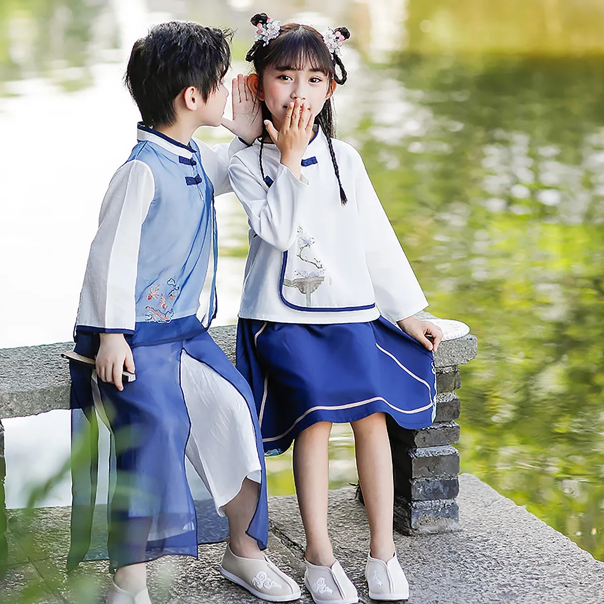 Boys Chinese Outfit Traditional Clothing