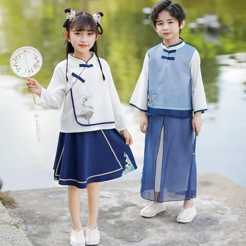 Boys Chinese Outfit Traditional Clothing
