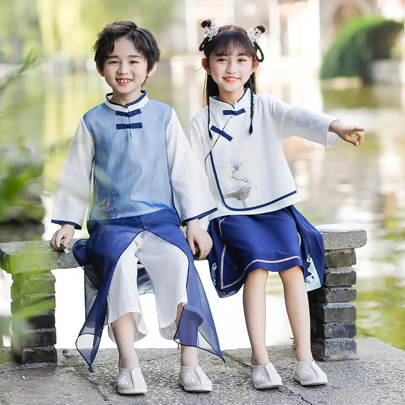 Boys Chinese Outfit Traditional Clothing