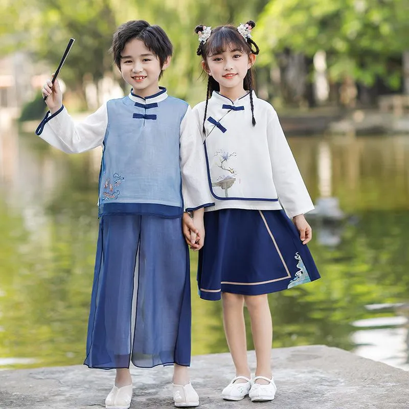 Boys Chinese Outfit Traditional Clothing