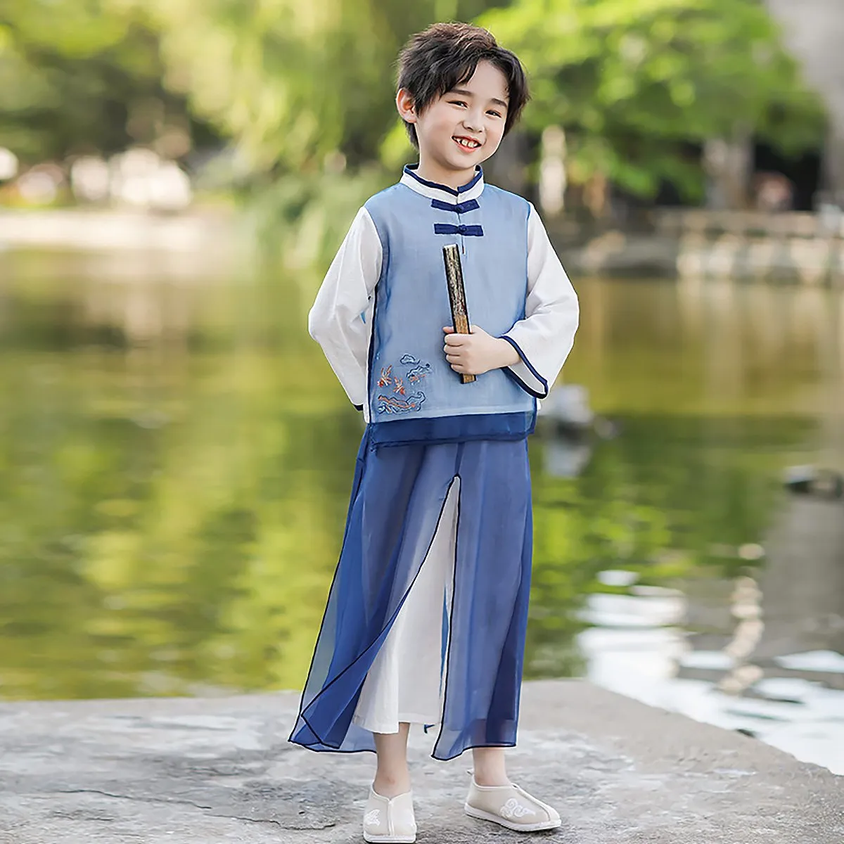 Boys Chinese Outfit Traditional Clothing