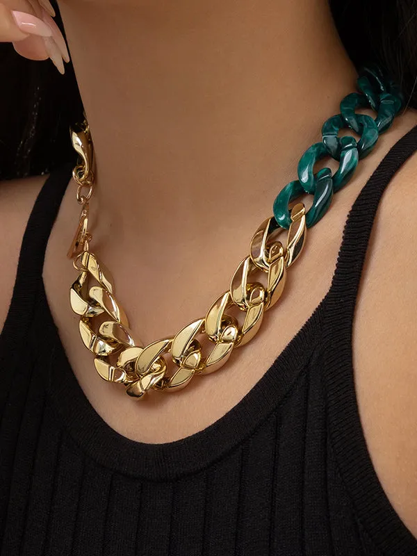 Contrast Color Necklaces Accessories