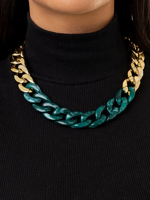 Contrast Color Necklaces Accessories