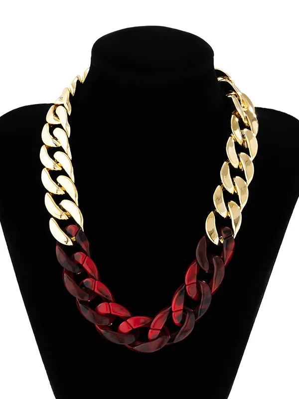 Contrast Color Necklaces Accessories