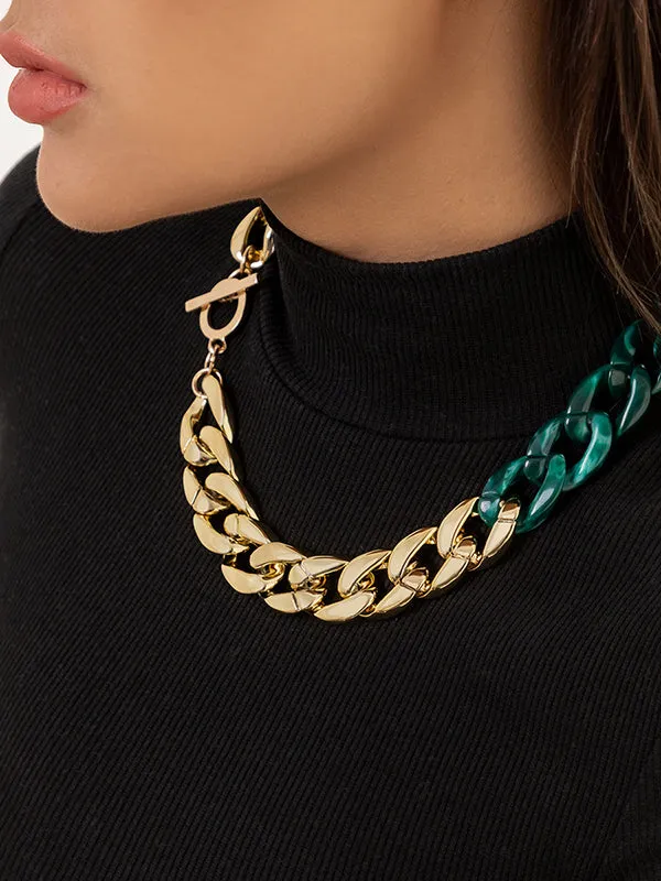 Contrast Color Necklaces Accessories
