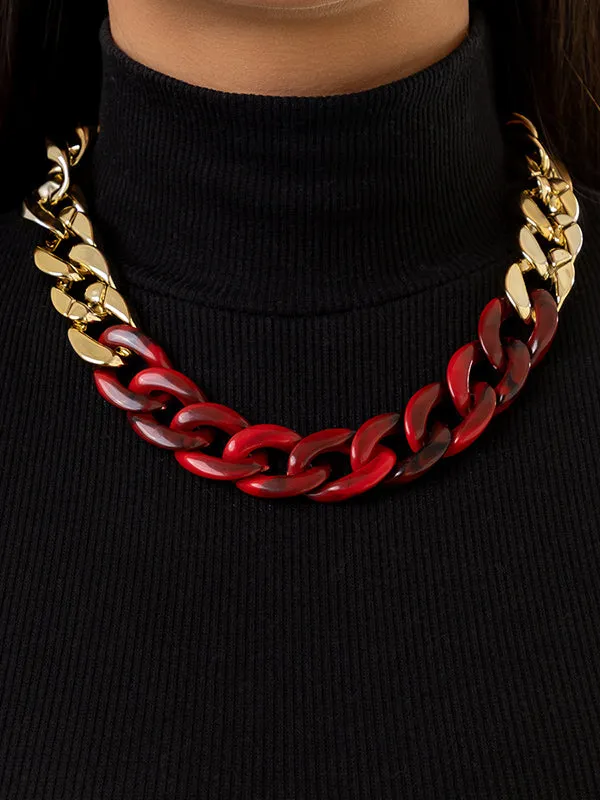Contrast Color Necklaces Accessories