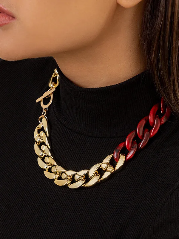 Contrast Color Necklaces Accessories