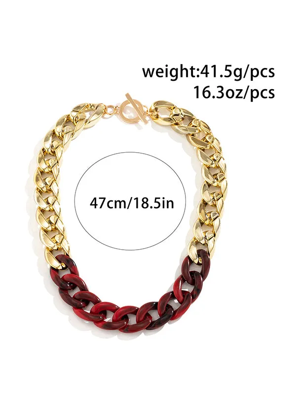 Contrast Color Necklaces Accessories
