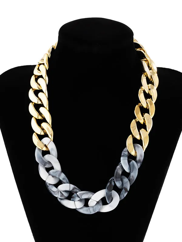 Contrast Color Necklaces Accessories