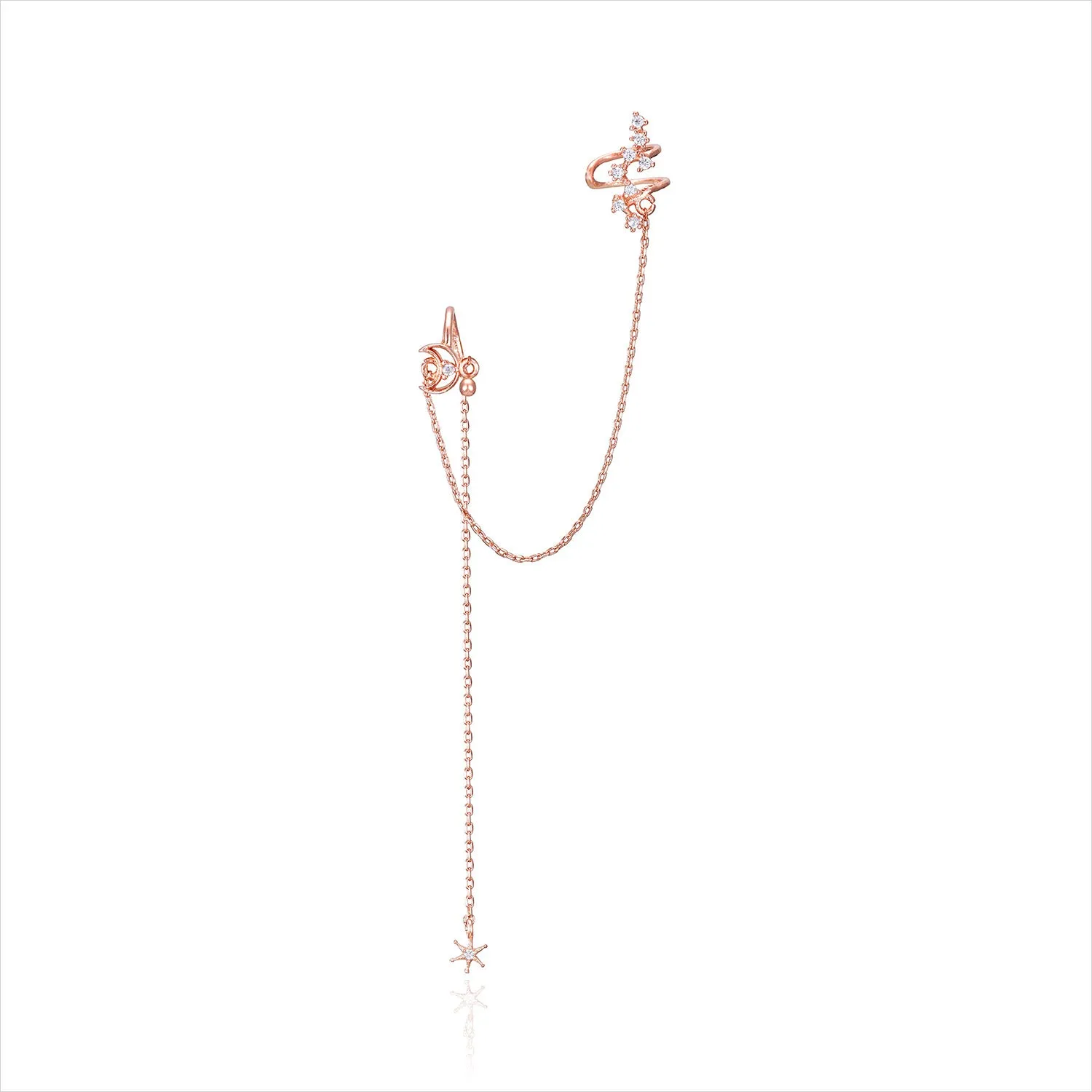 CRESCENDO Two Pin Ear Cuff