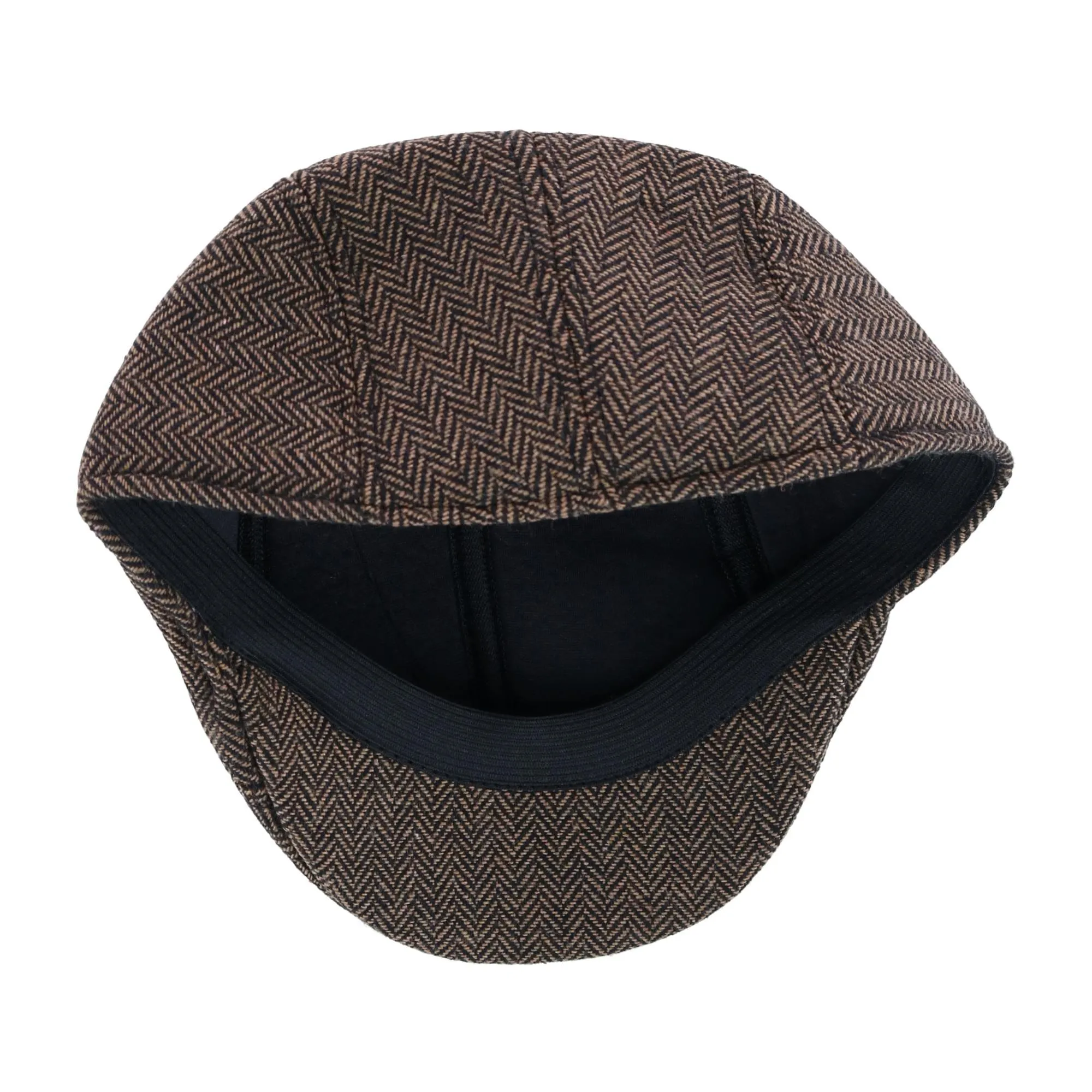CTM® Men's Classic Herringbone Ivy Cap by Westend