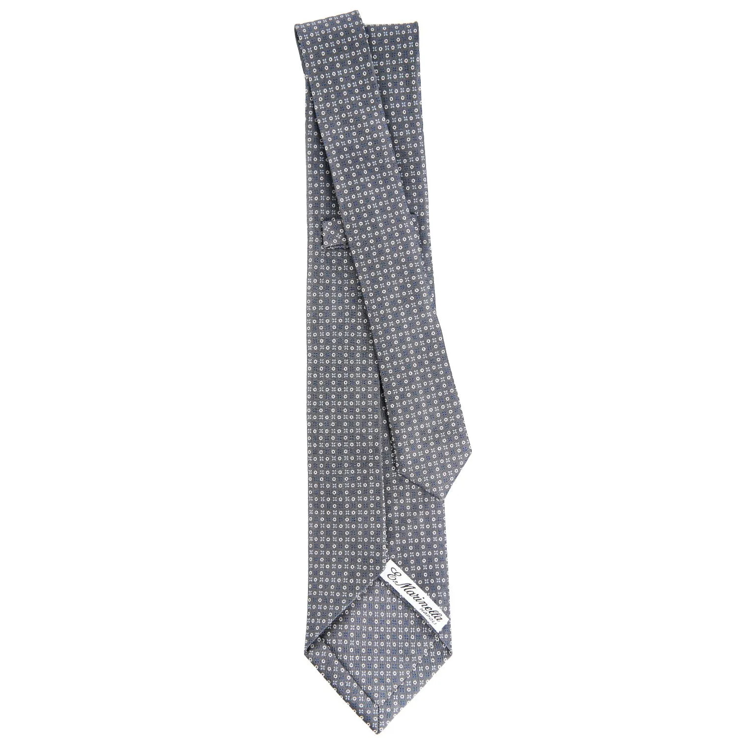 DARK GREY 5 FOLD SARTORIAL SILK TIE