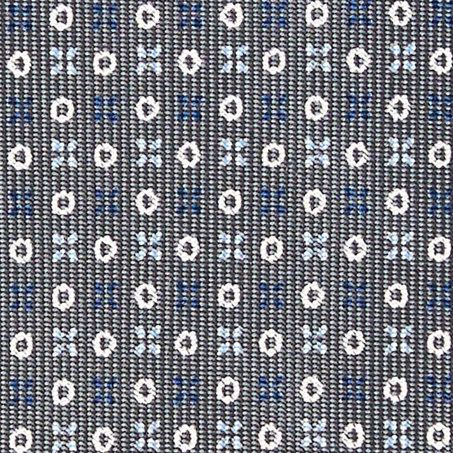 DARK GREY 5 FOLD SARTORIAL SILK TIE