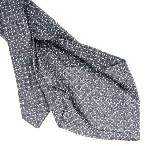 DARK GREY 5 FOLD SARTORIAL SILK TIE