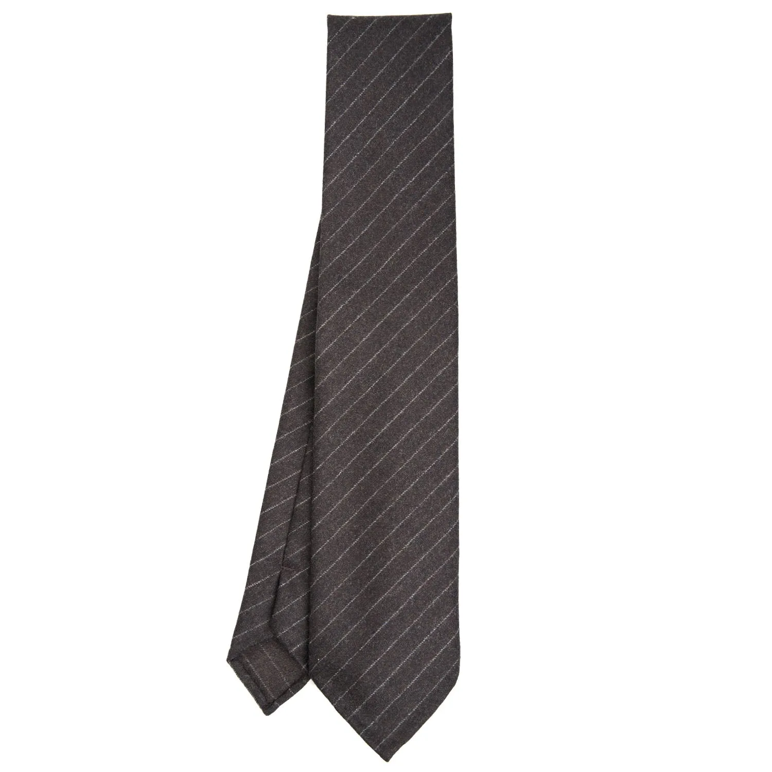 DARK GREY CLASSIC UNLINED WOOL LADY TIE
