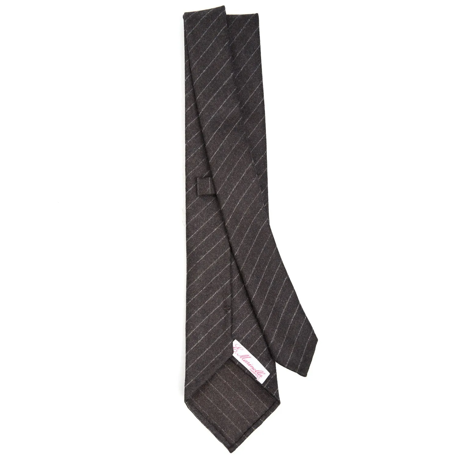 DARK GREY CLASSIC UNLINED WOOL LADY TIE