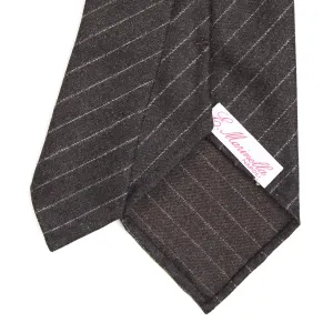 DARK GREY CLASSIC UNLINED WOOL LADY TIE