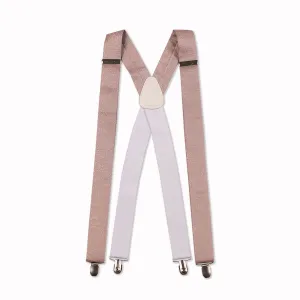 Glitter Adjustable Suspenders - Copper