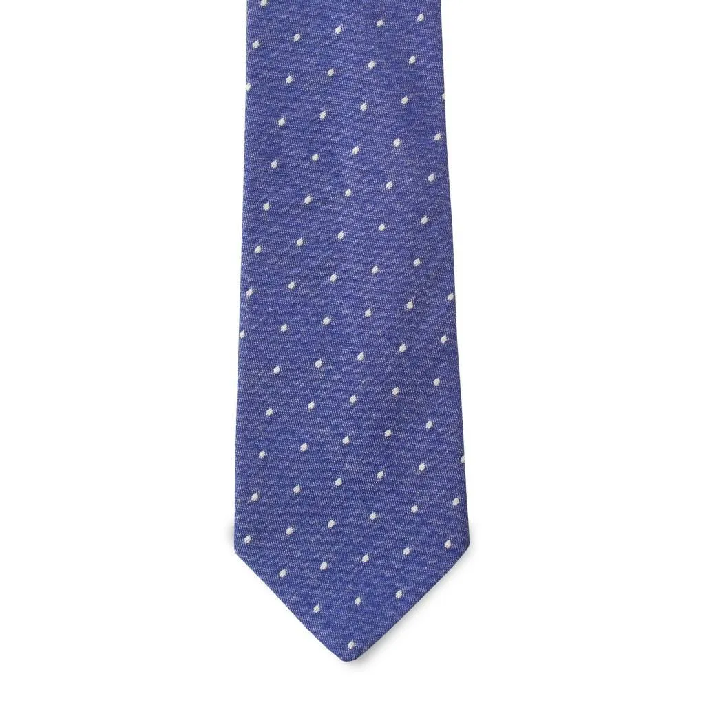 Hamilton Tie (Blue Dots)