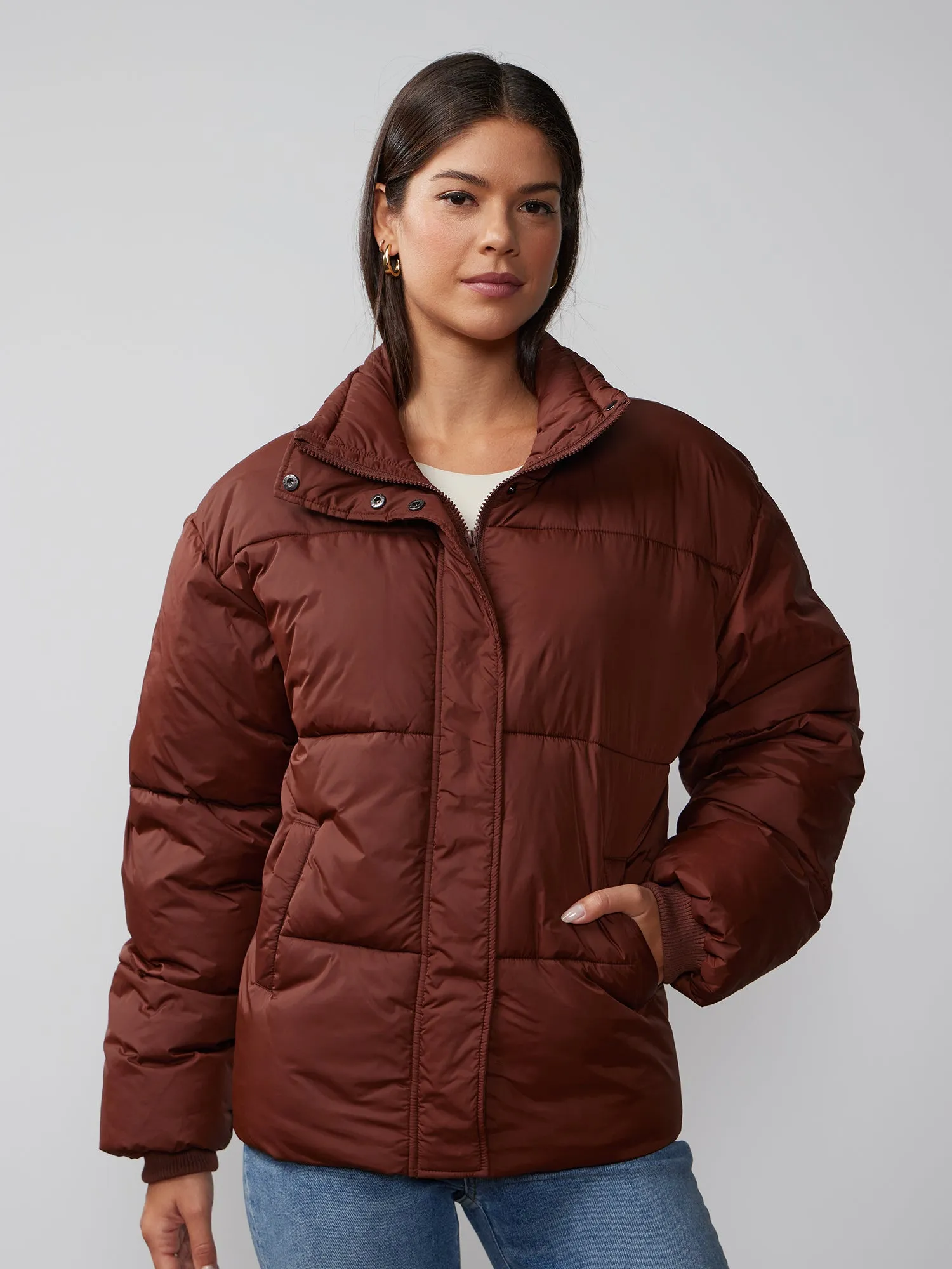 Long Sleeve Puffer Jacket