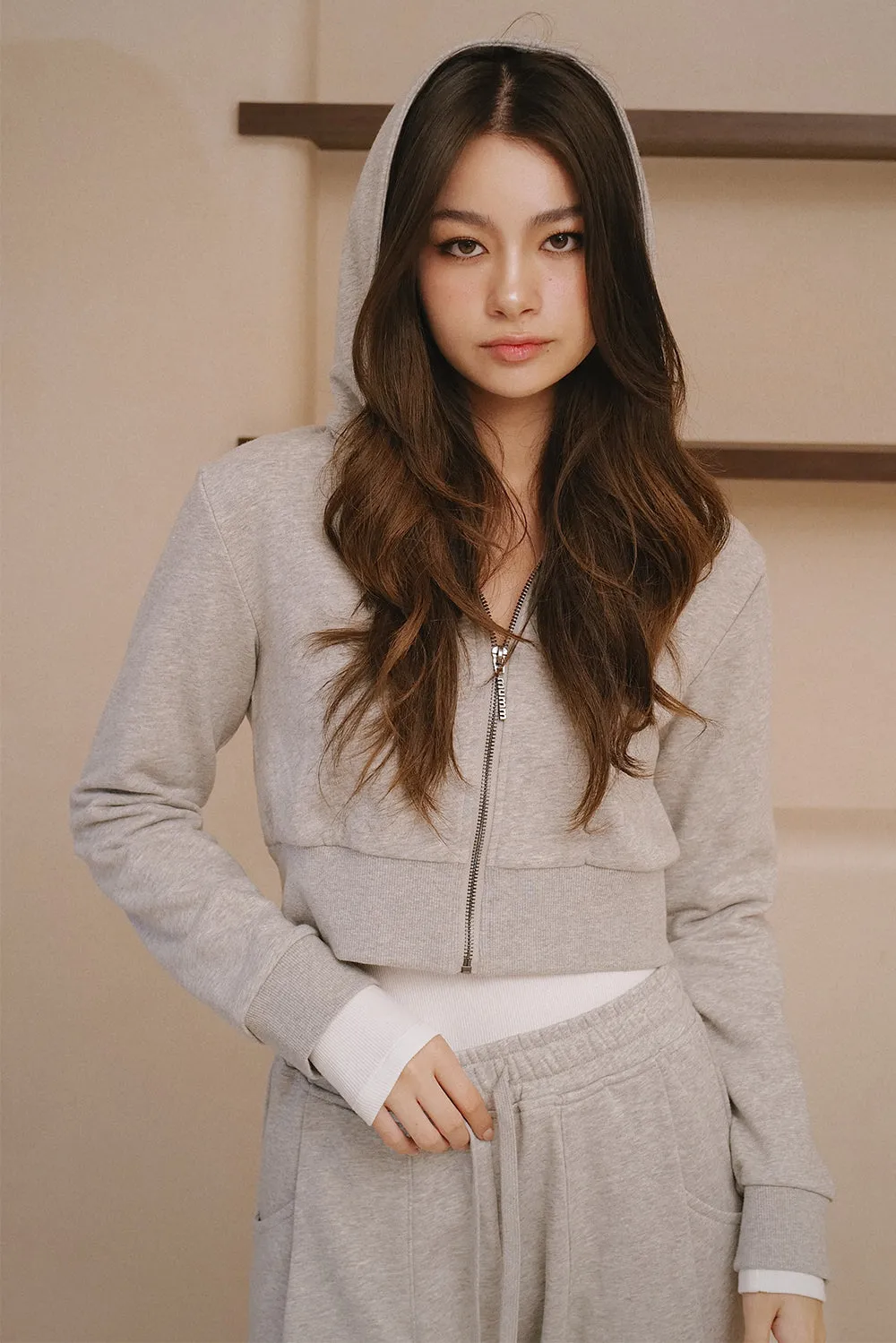 暖洋洋連帽拉鍊外套<br>Cozy Warmth Zip Hooded Jacket