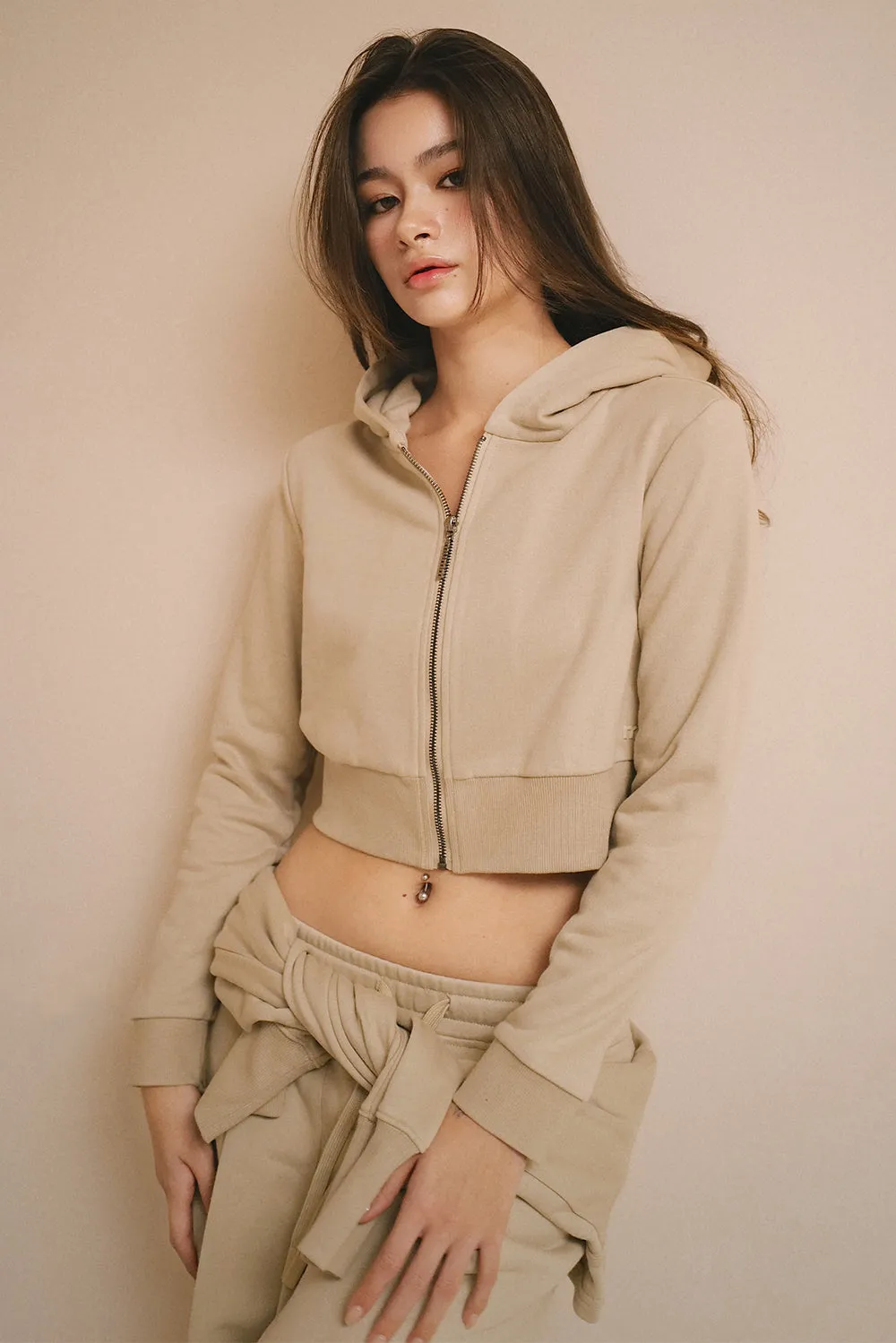 暖洋洋連帽拉鍊外套<br>Cozy Warmth Zip Hooded Jacket