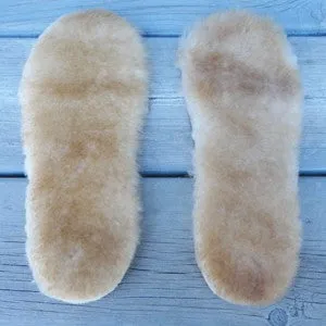 Men's Sheepskin Slipper Insoles