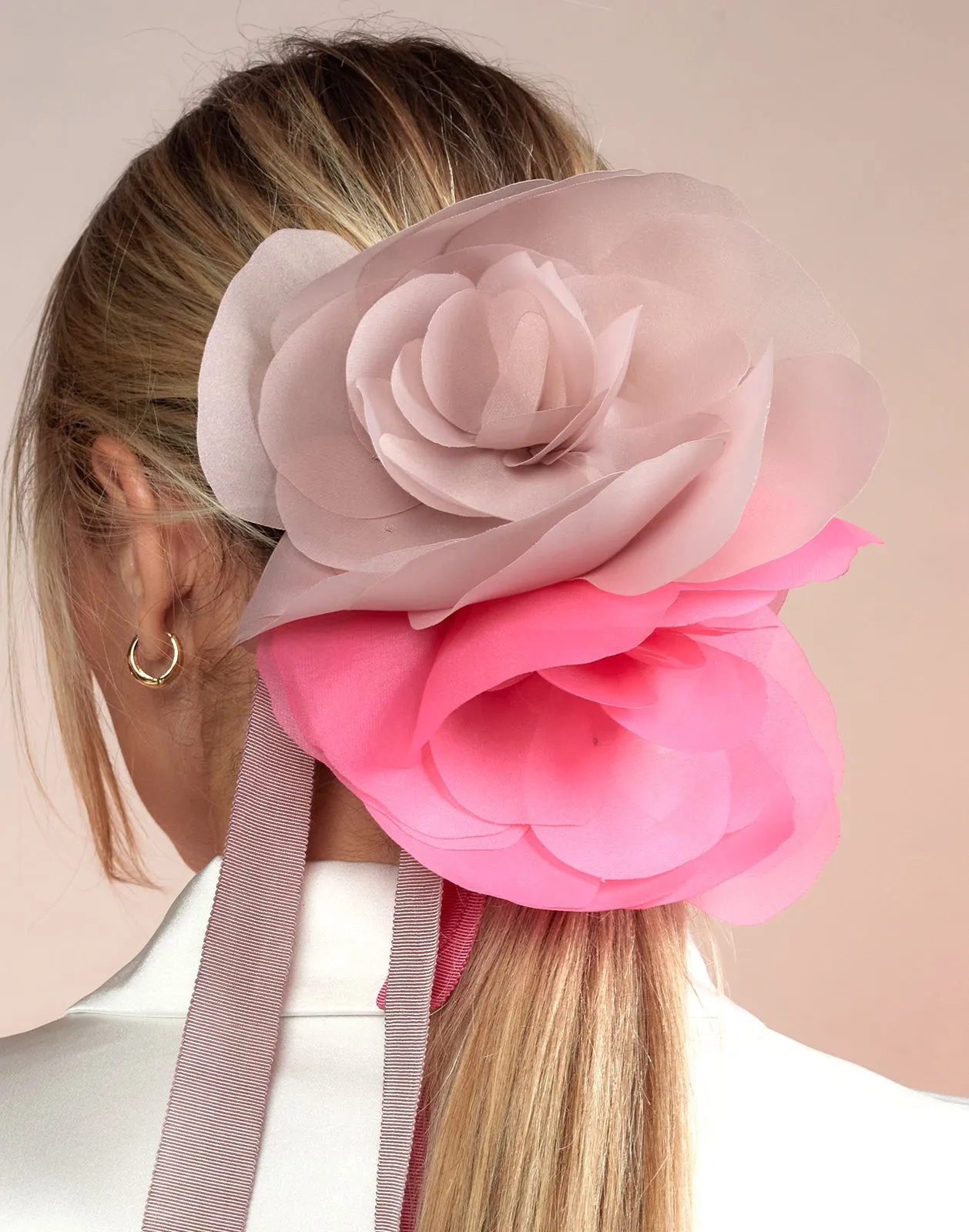 Organza Flower Ties