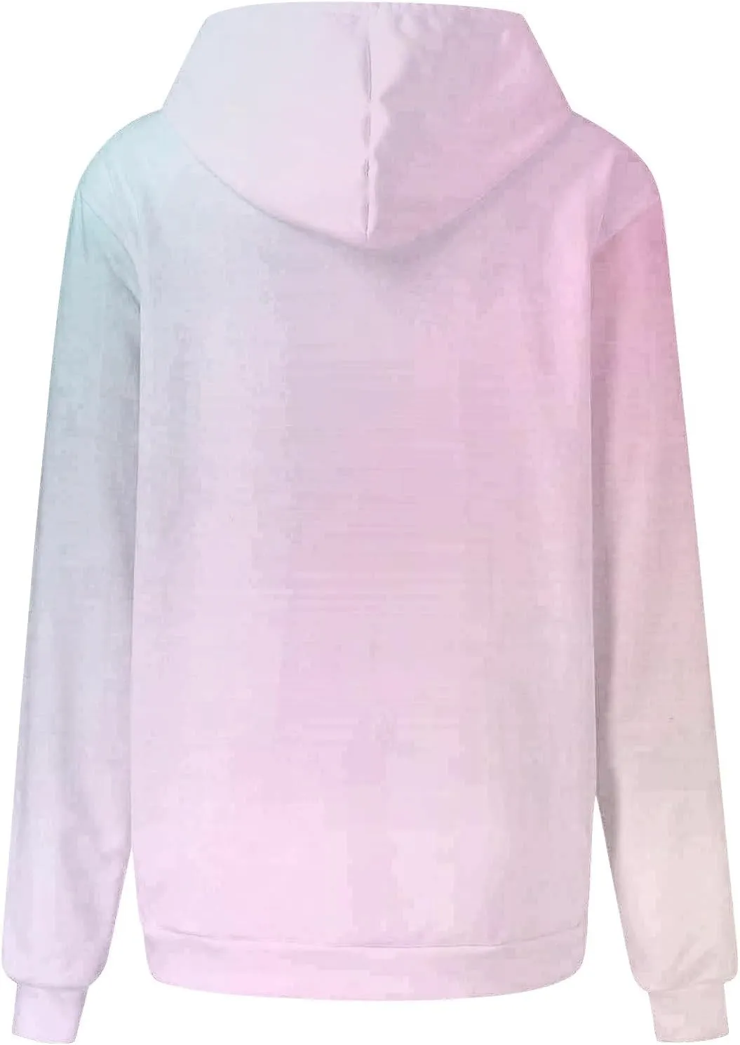 Oversized Hoodies for Women Fashion Gradient Color Long Sleeve Loose Sweatshirts Casual Fall Winter Tops Y2k Clothes