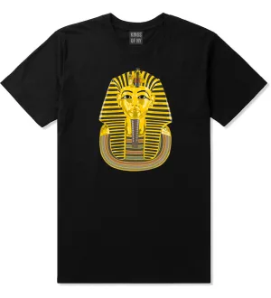 Pharaoh Egypt Gold Egyptian Head Boys Kids T-Shirt
