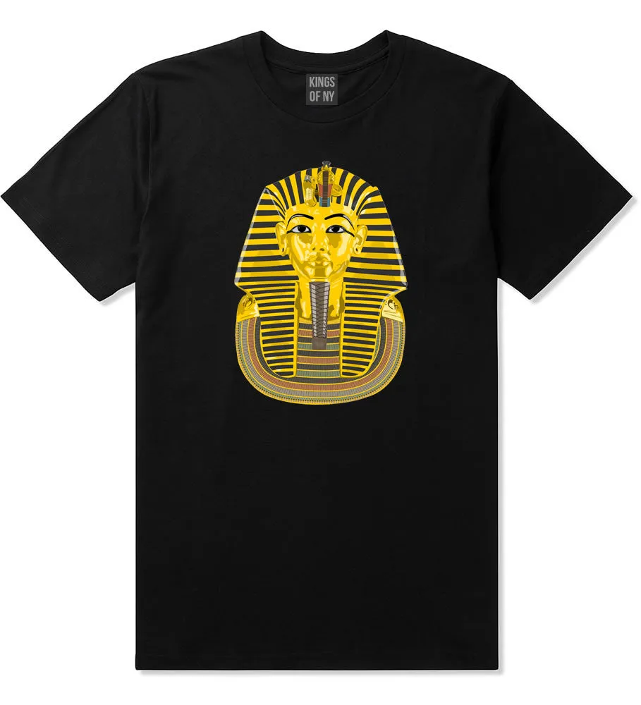 Pharaoh Egypt Gold Egyptian Head Boys Kids T-Shirt