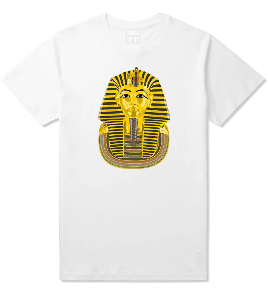 Pharaoh Egypt Gold Egyptian Head Boys Kids T-Shirt