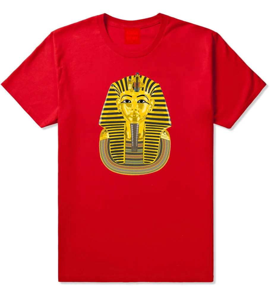 Pharaoh Egypt Gold Egyptian Head Boys Kids T-Shirt