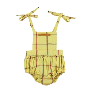 PIUPIUCHICK CHECKERED TIES ROMPER