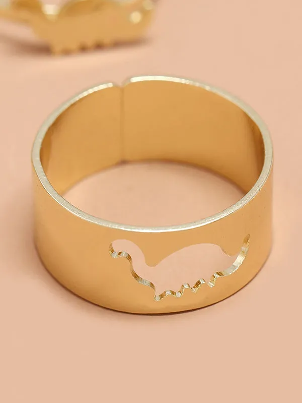 Punk Dinosaur Shape Rings Accessories