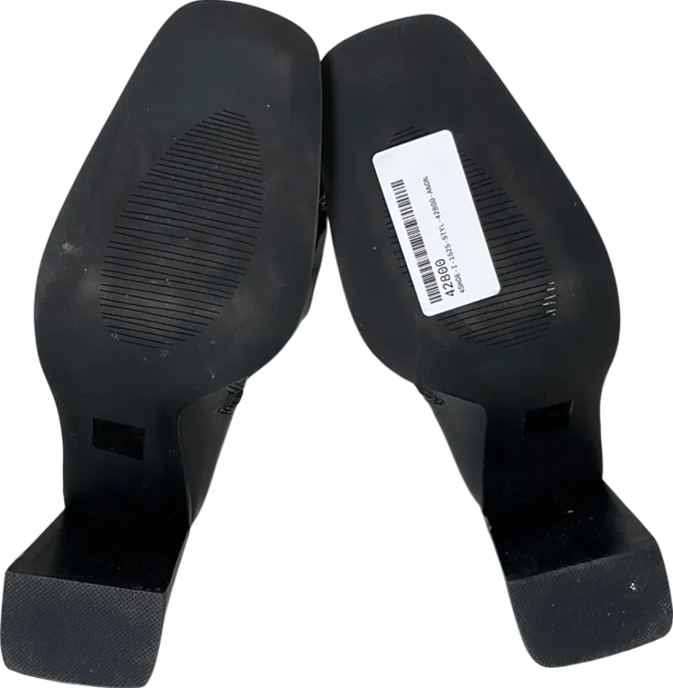 Raid Maxique Block Heeled Boot In Black UK 7 EU 40 