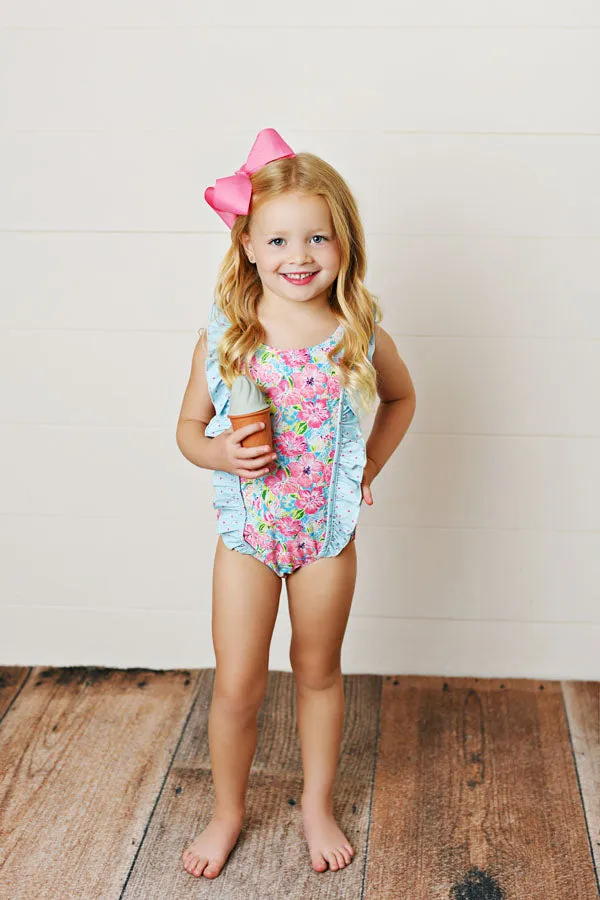 Swoon Baby Clothing Hawaiian Bloom UPF 50 Swim