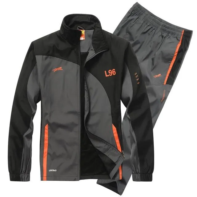 Tracksuit Men Clothing Jacket   Pants
