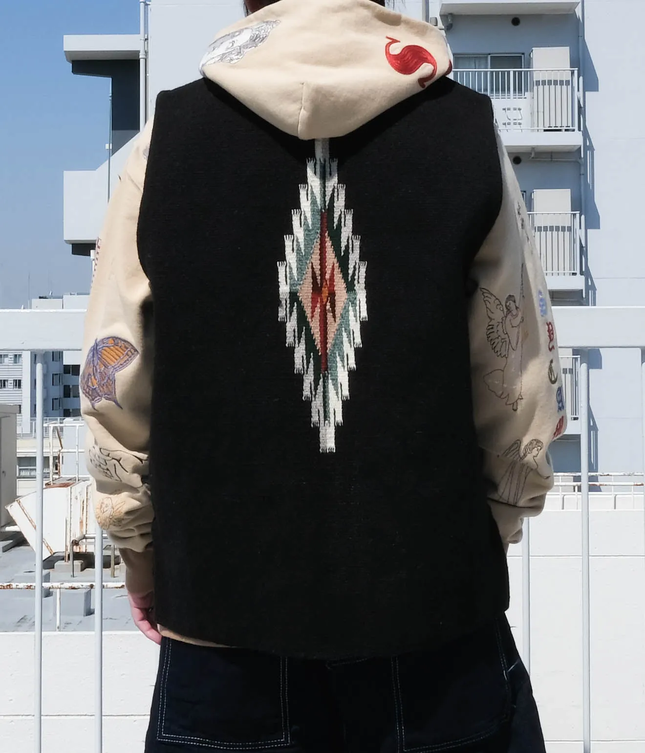 TRUJILLO'S for Lakewood Clothing CHIMAYO VEST (Black)