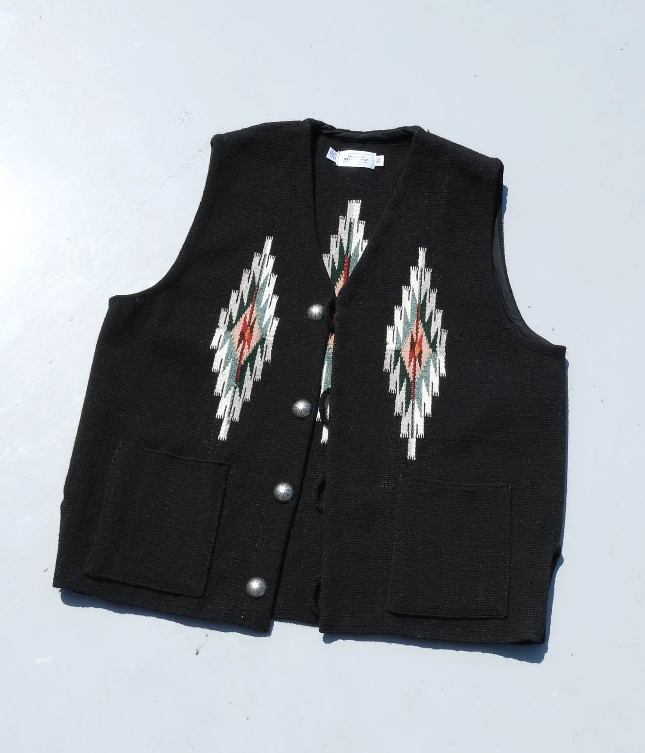 TRUJILLO'S for Lakewood Clothing CHIMAYO VEST (Black)