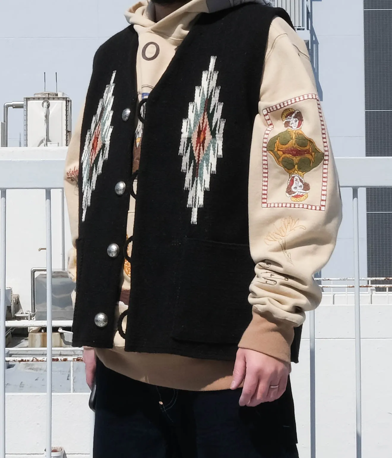 TRUJILLO'S for Lakewood Clothing CHIMAYO VEST (Black)