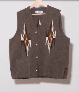 TRUJILLO'S for Lakewood Clothing CHIMAYO VEST (Dark Natural)