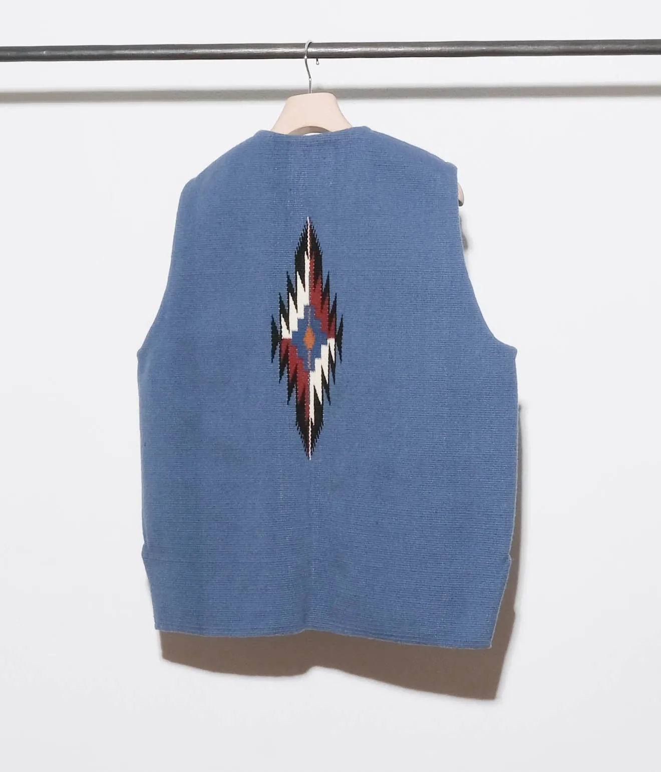 TRUJILLO'S for Lakewood Clothing CHIMAYO VEST (Dusty Blue)