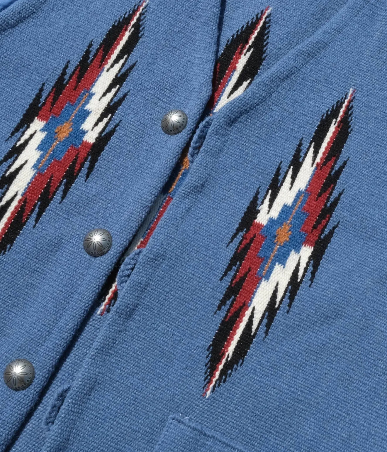 TRUJILLO'S for Lakewood Clothing CHIMAYO VEST (Dusty Blue)