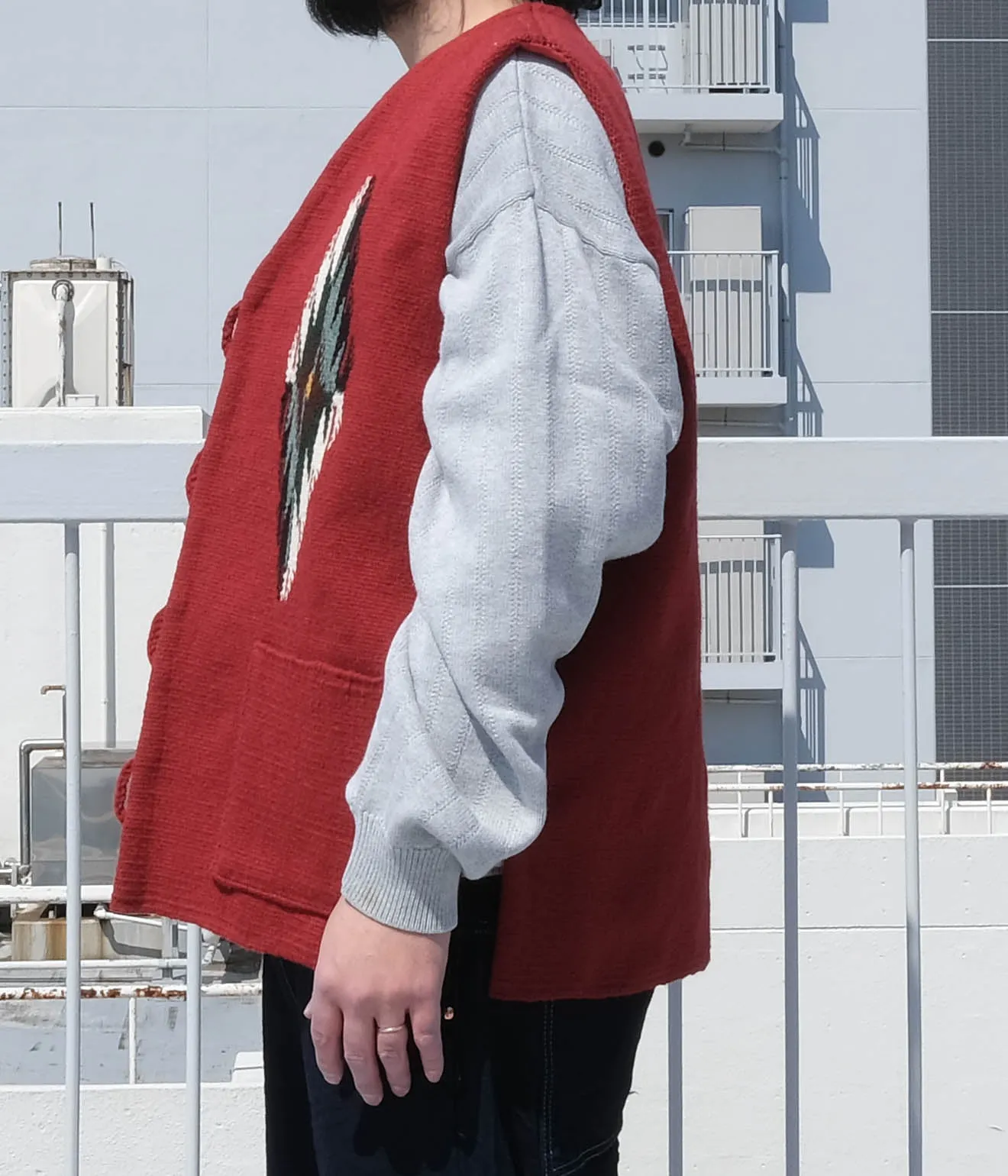 TRUJILLO'S for Lakewood Clothing CHIMAYO VEST (Red)