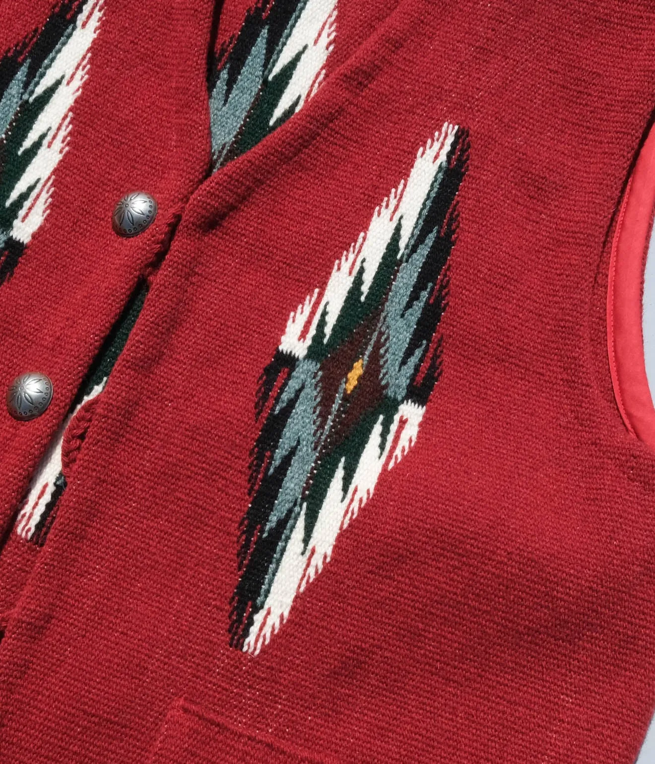 TRUJILLO'S for Lakewood Clothing CHIMAYO VEST (Red)