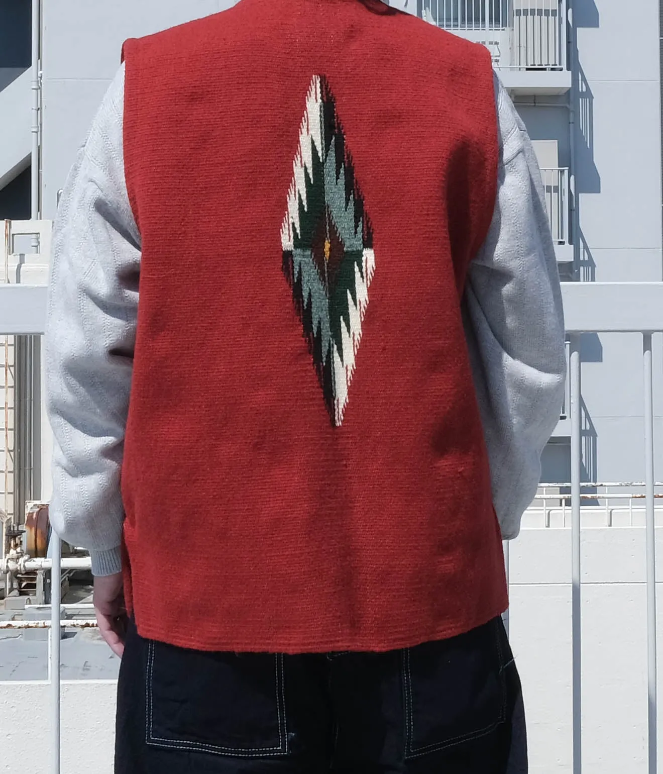 TRUJILLO'S for Lakewood Clothing CHIMAYO VEST (Red)
